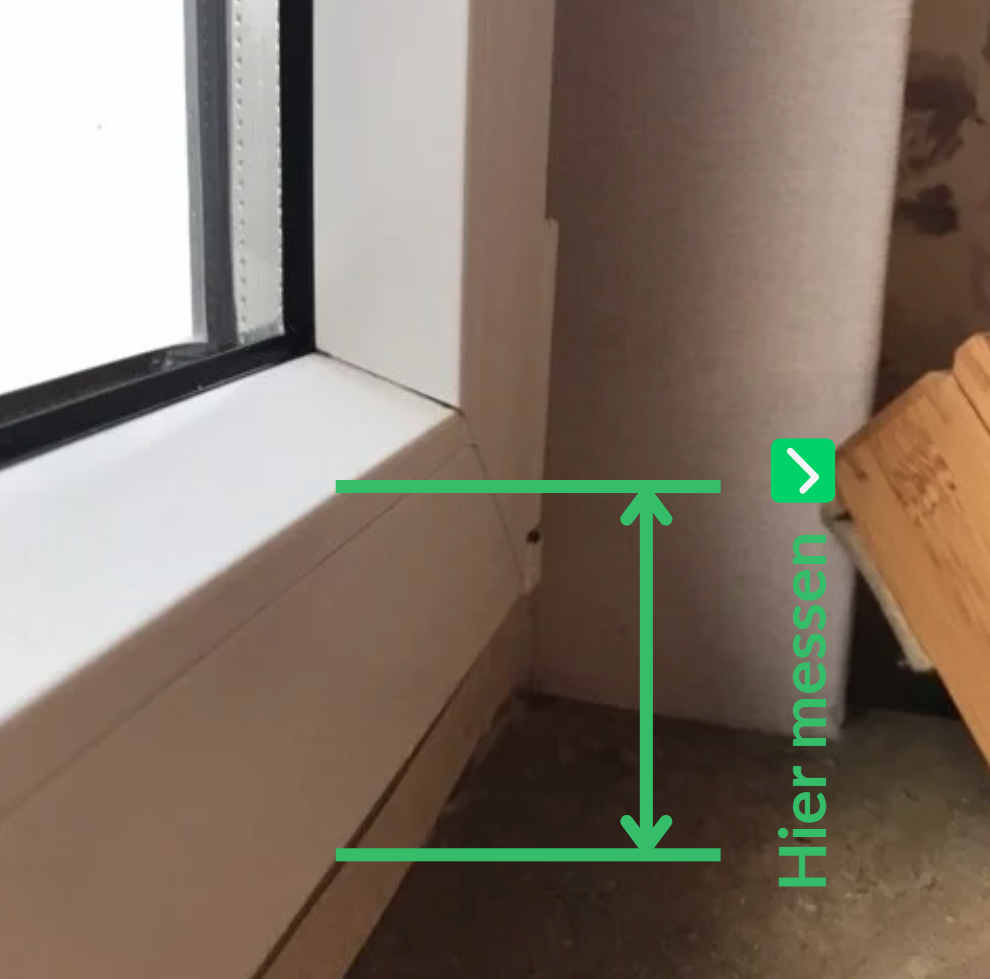 How do I measure my window to purchase the correct swiveling window sill from Frischluft?