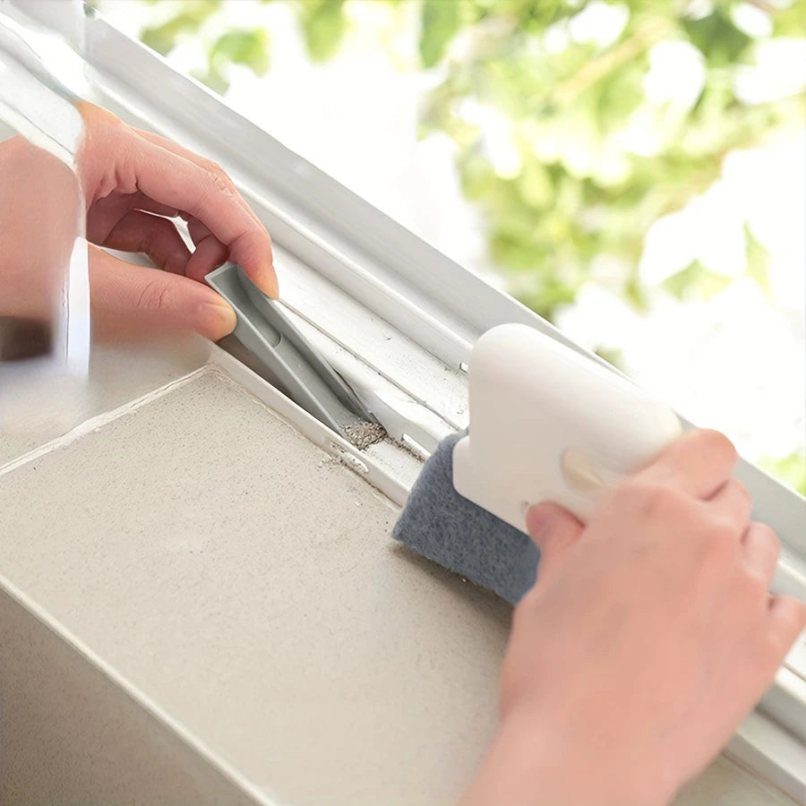 Fensterschienen Reinigunstücher mit Halterung